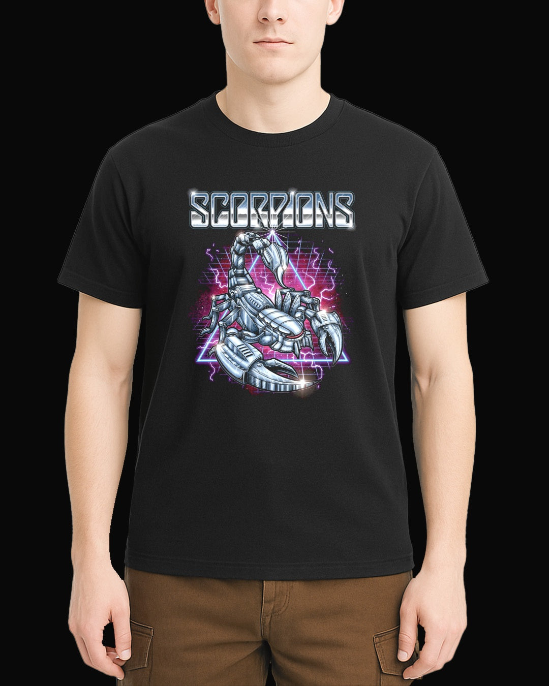 Scorpions Neo-Scorp Siyah Tişört