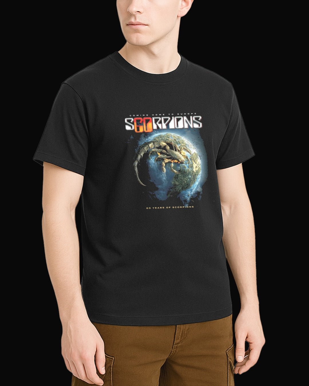 Scorpions 60 Years of Scorpions Siyah Tişört