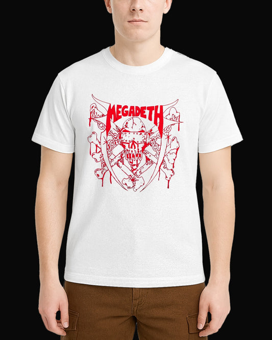 Megadeth Killing Is My Business and Business Is Good Beyaz Tişört