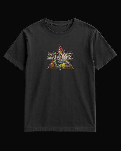 Scorpions Triangle Siyah Tişört