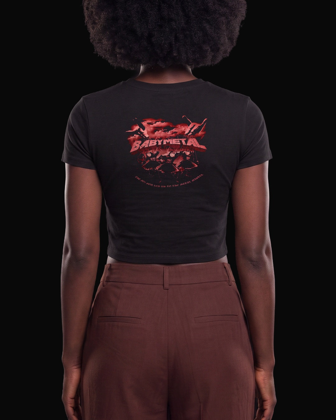 Babymetal Rock Hand Siyah Baby Tee Tişört