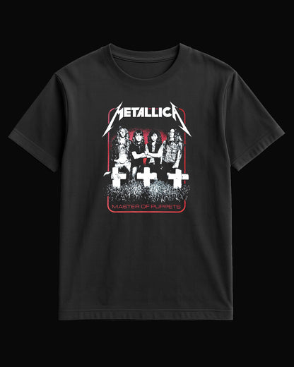 Metallica Master Of Puppets Siyah Tişört