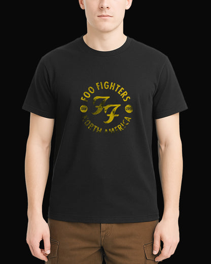 Foo Fighters F.F. Grup Logo Siyah Tişört