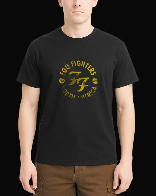 Foo Fighters F.F. Grup Logo Siyah Tişört