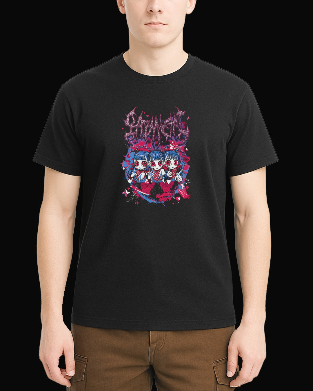 Babymetal The Girls Siyah Tişört
