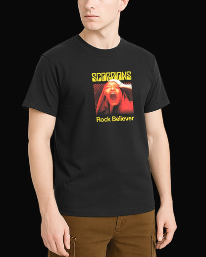 Scorpions Rock Believer Siyah Tişört