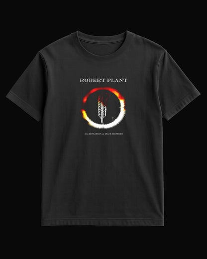 Robert Plant Flaming Feather Siyah Tişört
