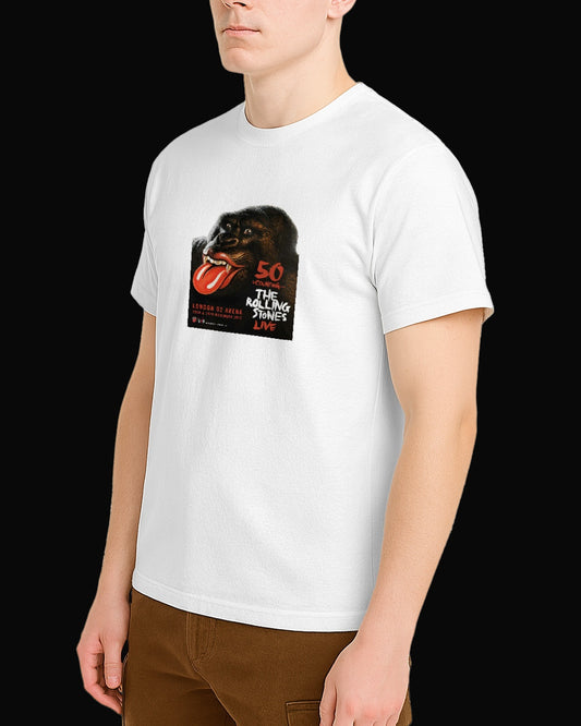 The Rolling Stones 50 & Counting.. Beyaz Tişört