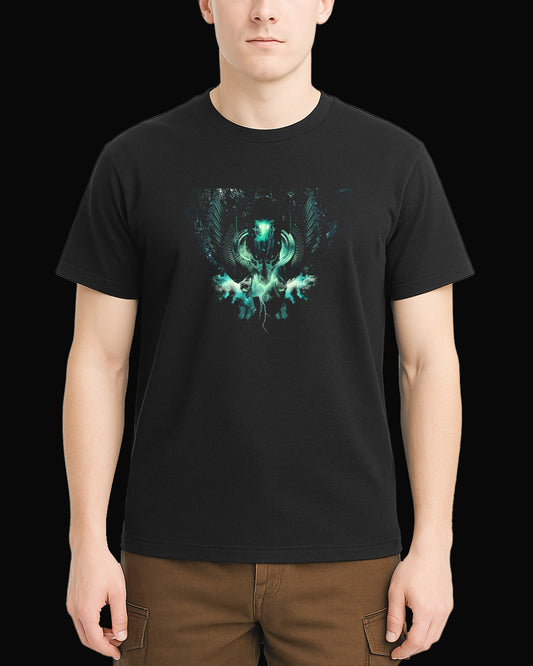 Obscura The Alien Siyah Tişört
