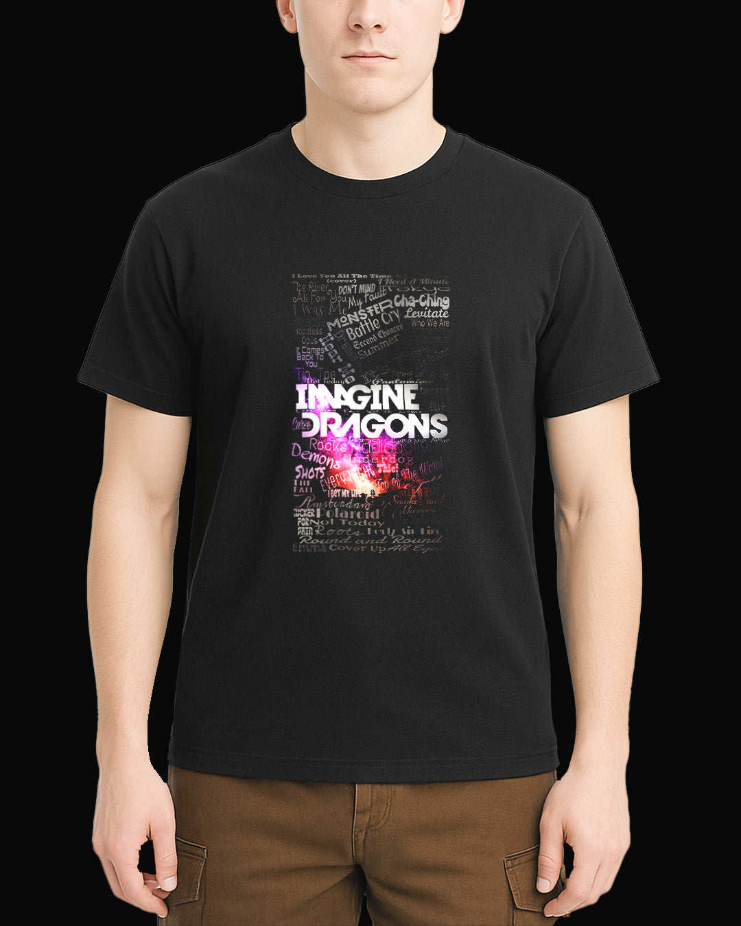 Imagine Dragons Some Tunes Siyah Tişört