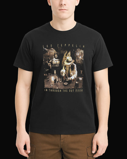 Led Zeppelin IN THROUGH THE OUTDOOR Siyah Tişört