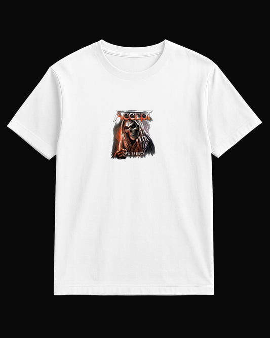 Accept Life's a Bitch Beyaz Tişört