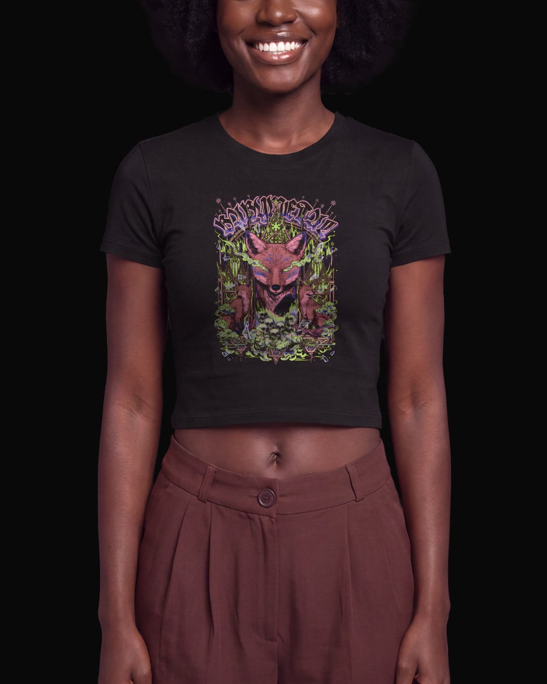 Babymetal Curse of Fox God Siyah Baby Tee Tişört