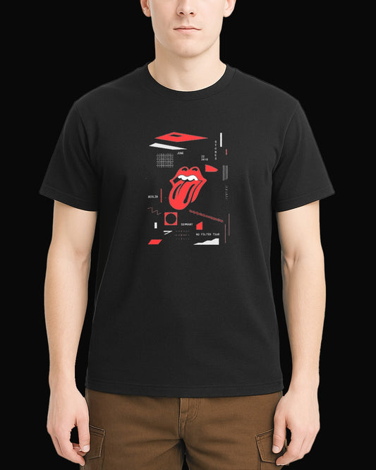 The Rolling Stones NO FILTER Siyah Tişört