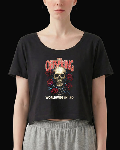 The Offspring Worldwide In '26 Siyah Kadın Tişört V2