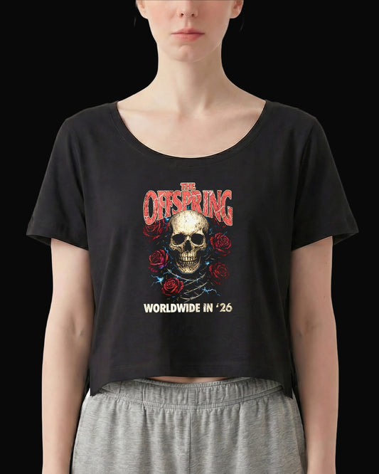 The Offspring Worldwide In '26 Siyah Kadın Tişört V2