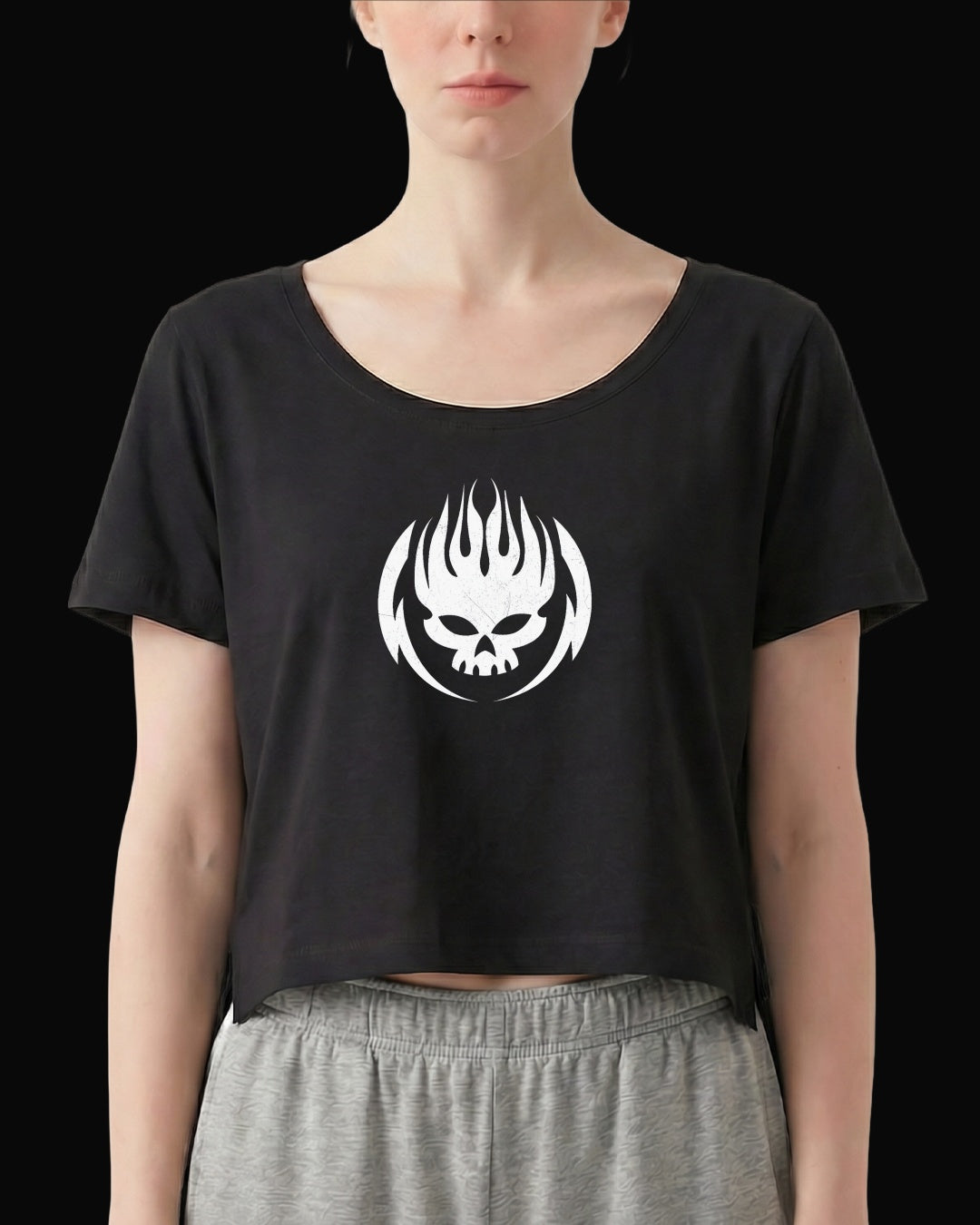 The Offspring Grup Logo Siyah Kadın Tişört V3