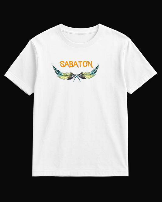 Sabaton Feather Beyaz Tişört