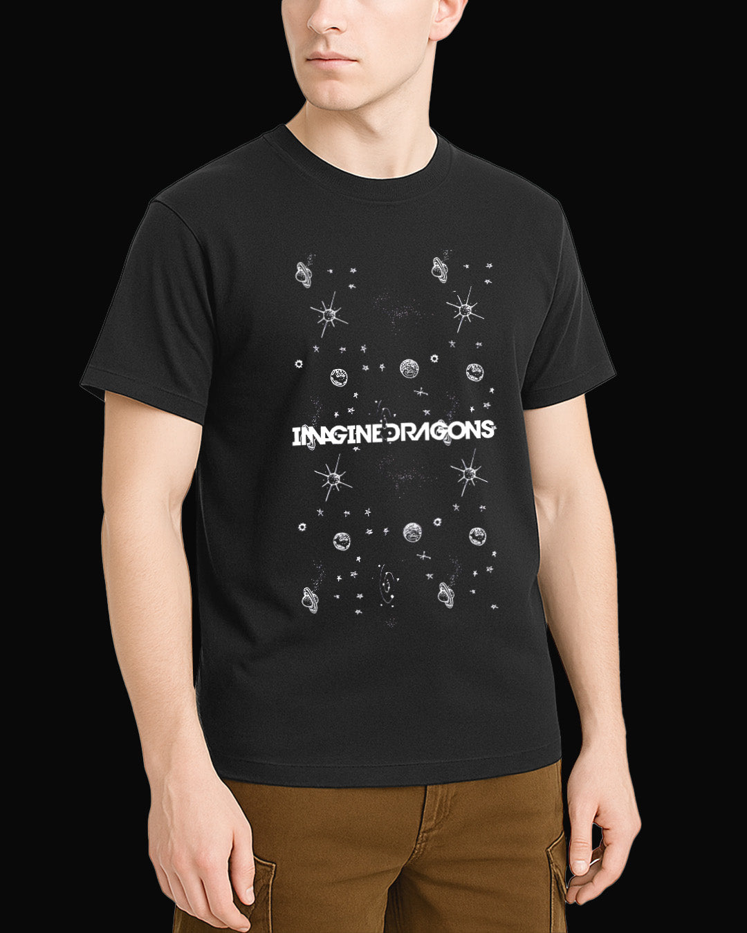 Imagine Dragons Milky Way Siyah Tişört