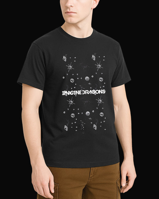 Imagine Dragons Milky Way Siyah Tişört