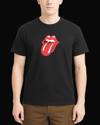 The Rolling Stones The Tongue Siyah Tişört V2