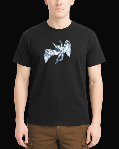 Led Zeppelin Fallen Angel Black T-Shirt