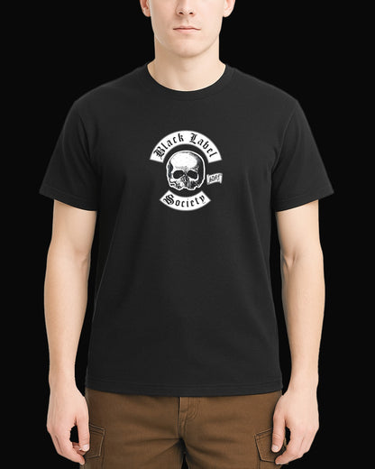 Black Label Society Stronger Than Death Sırt Baskılı Siyah Tişört