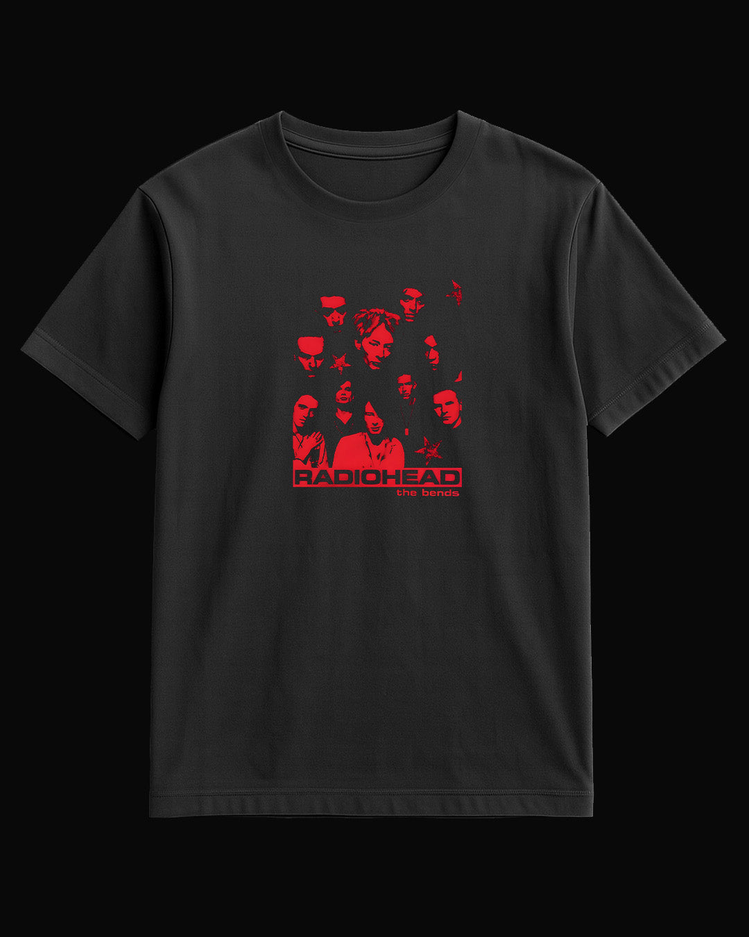 Radiohead The Bends Siyah Tişört