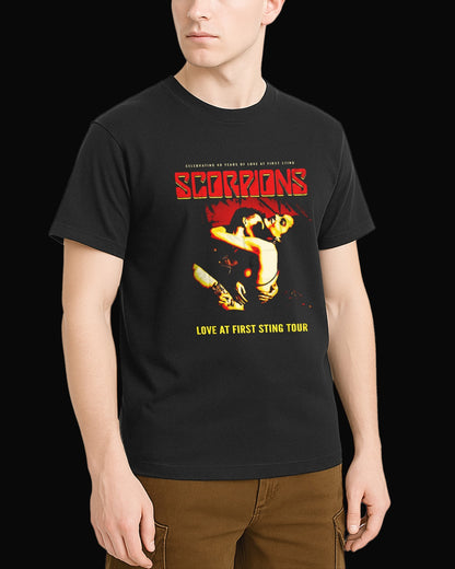 Scorpions Love At First Sting-3 Siyah Tişört
