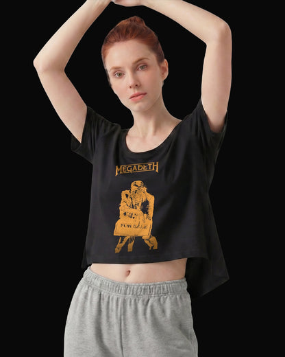 Megadeth For Sale Siyah Kadın Tişört