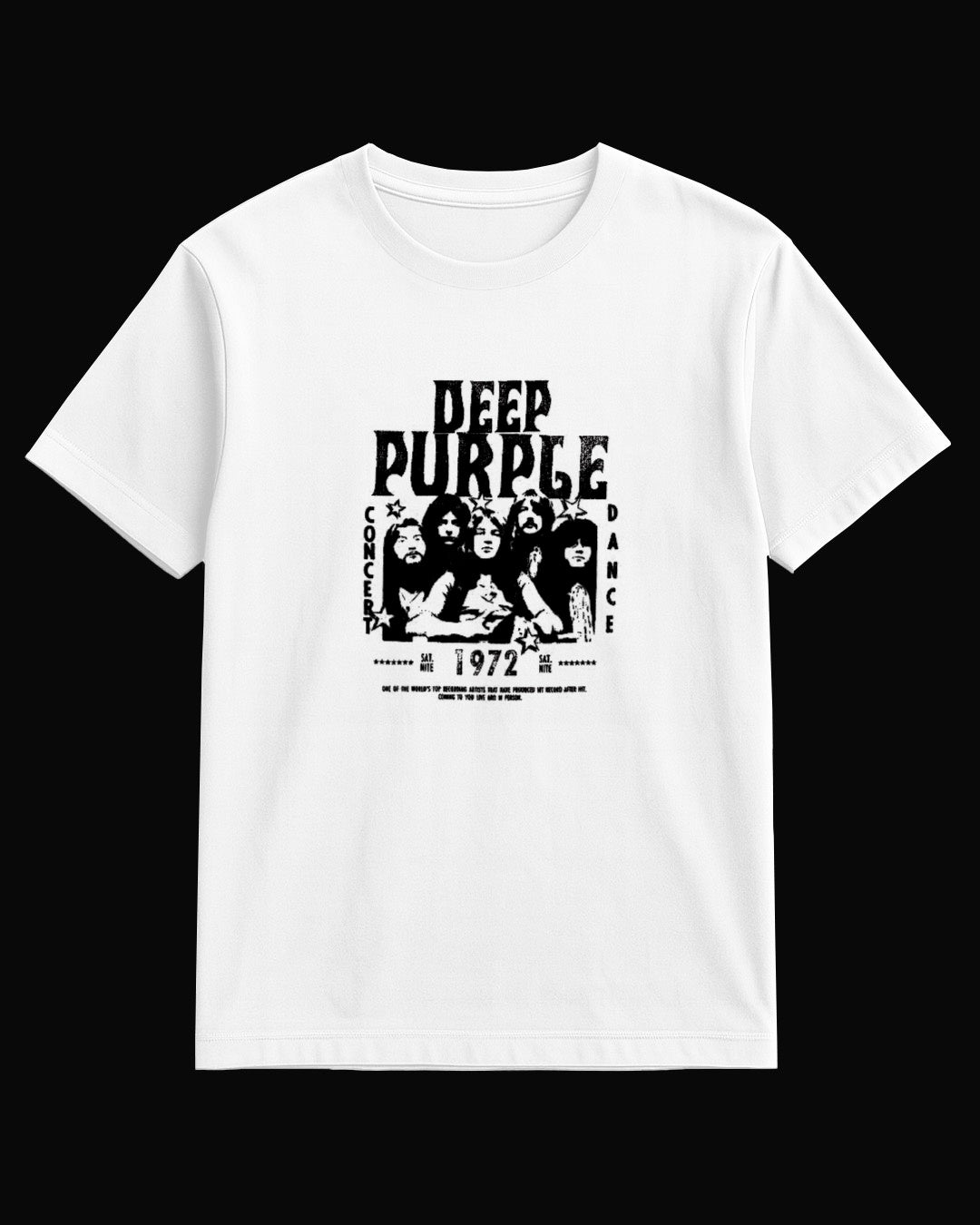 Deep Purple Fireball White T-Shirt