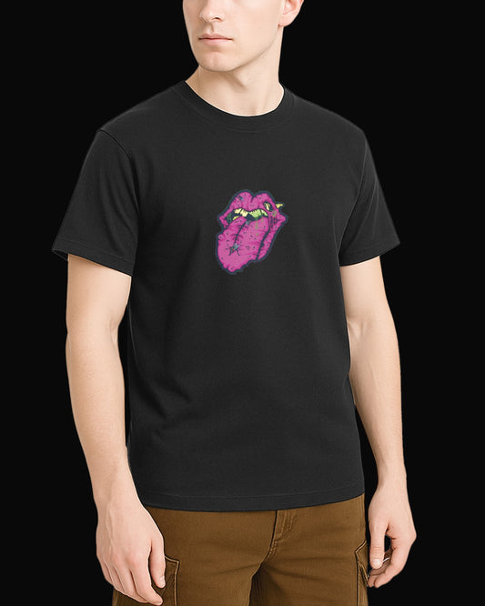 The Rolling Stones Stinky Tongue Siyah Tişört