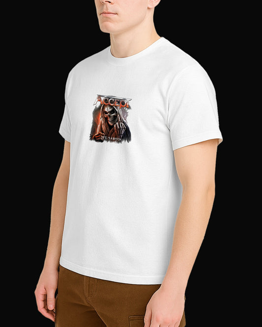 Accept Life's a Bitch Beyaz Tişört