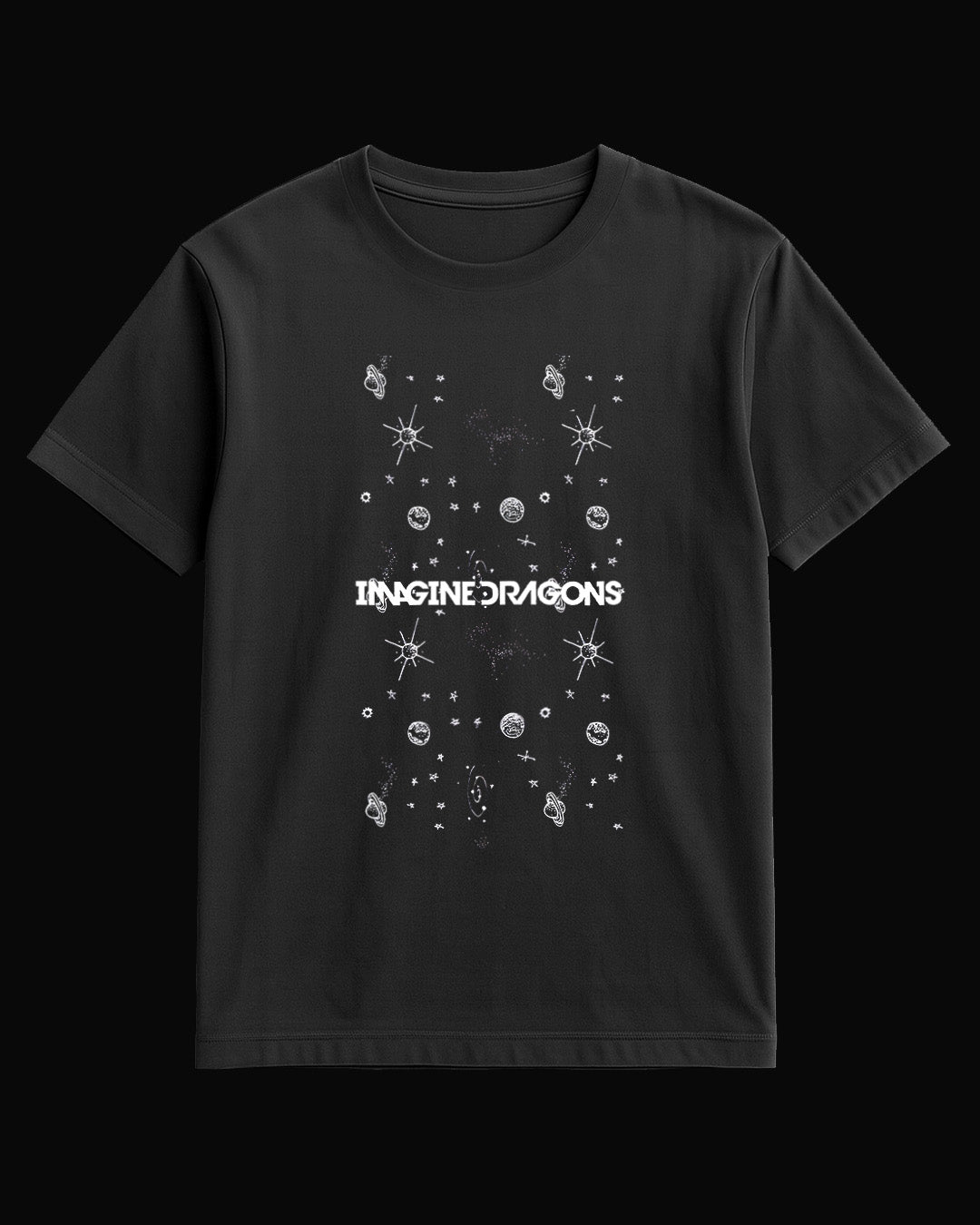 Imagine Dragons Milky Way Siyah Tişört