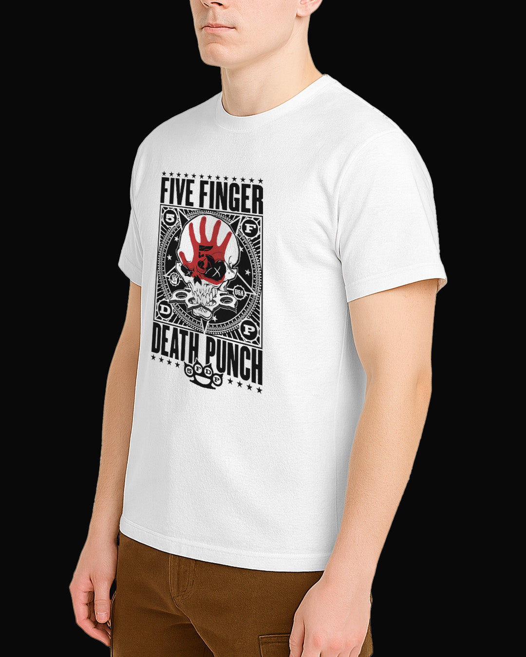 Five Finger Death Punch A Decade of Destruction Beyaz Tişört