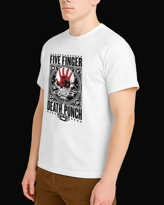 Five Finger Death Punch A Decade of Destruction Beyaz Tişört