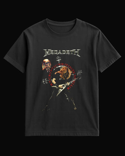 Megadeth Dave and Crypt Siyah Tişört