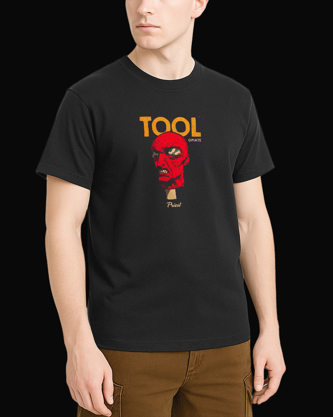 Tool Priest Siyah Tişört