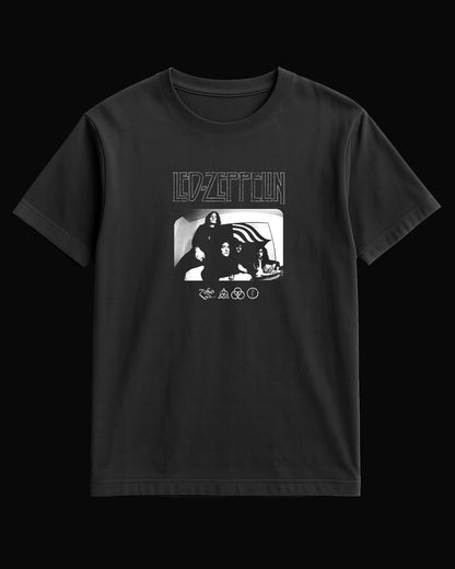 Led Zeppelin Elements Black T-Shirt