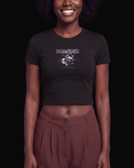 Deep Purple Highway Star Siyah Baby Tee Tişört