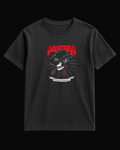 Pantera Cowboys From Hell-2 Siyah Tişört