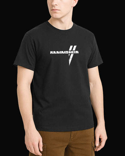 Rammstein Grup Logo Siyah Tişört