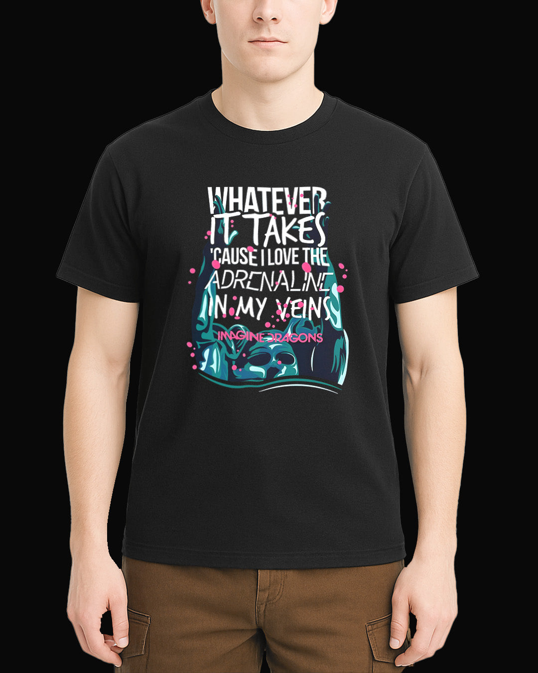 Imagine Dragons Reflections Siyah Tişört