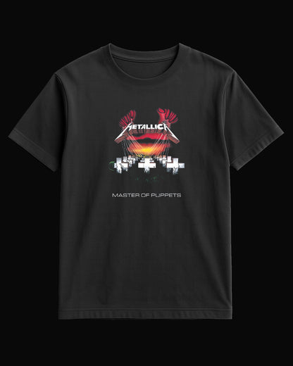 Metallica Master of Puppets Siyah Tişört V2