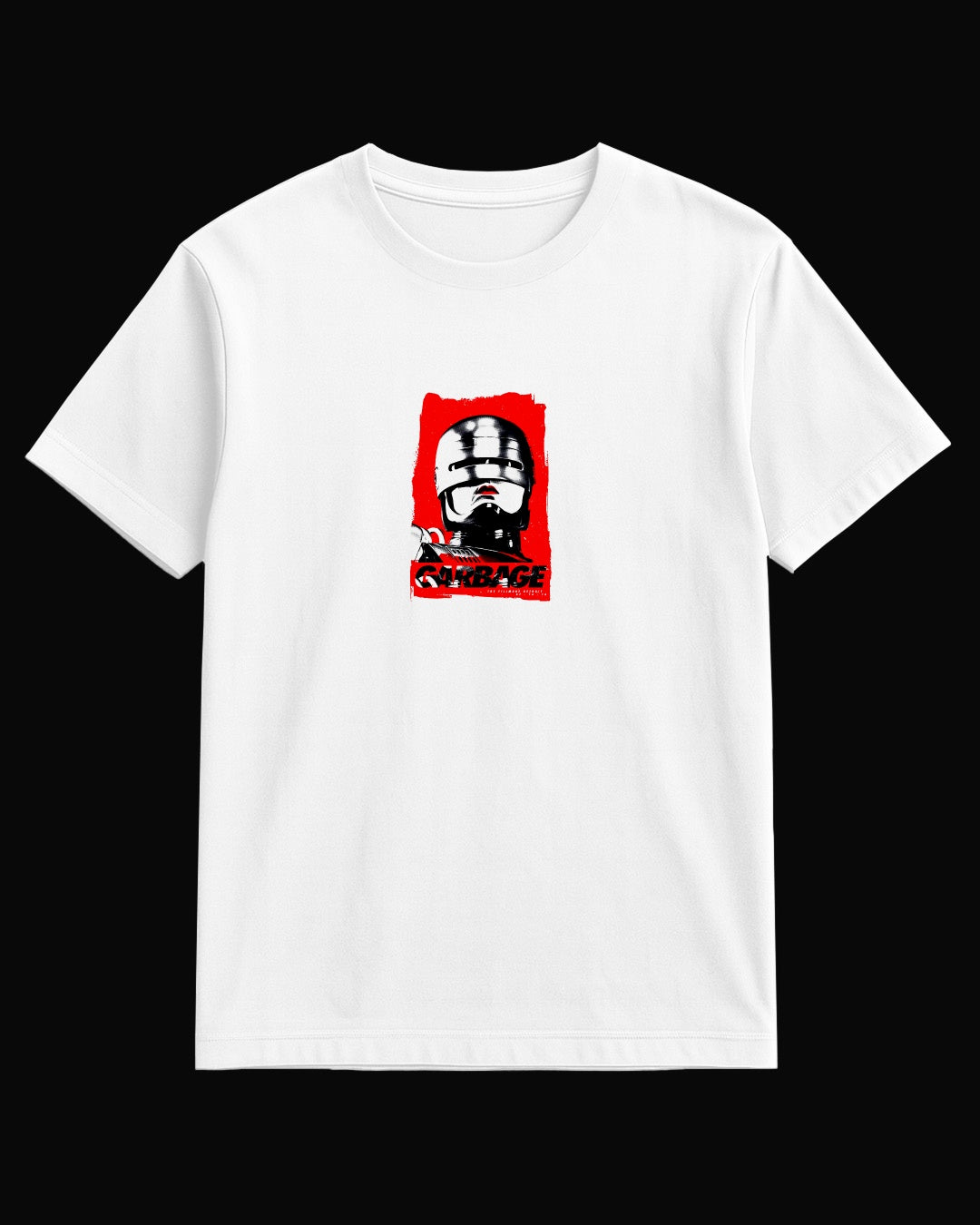 Garbage RoboCop Beyaz Tişört