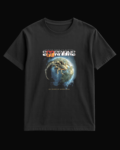 Scorpions 60 Years of Scorpions Siyah Tişört