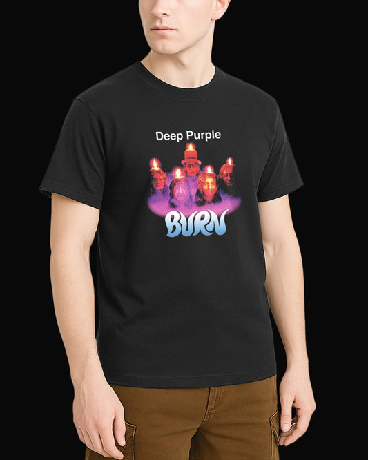 Deep Purple BURN Siyah Tişört