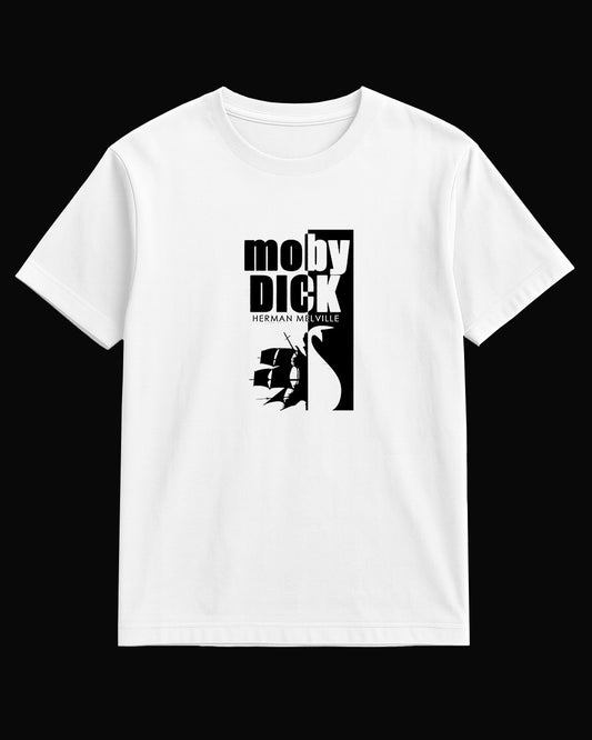 Moby Moby Dick Beyaz Tişört