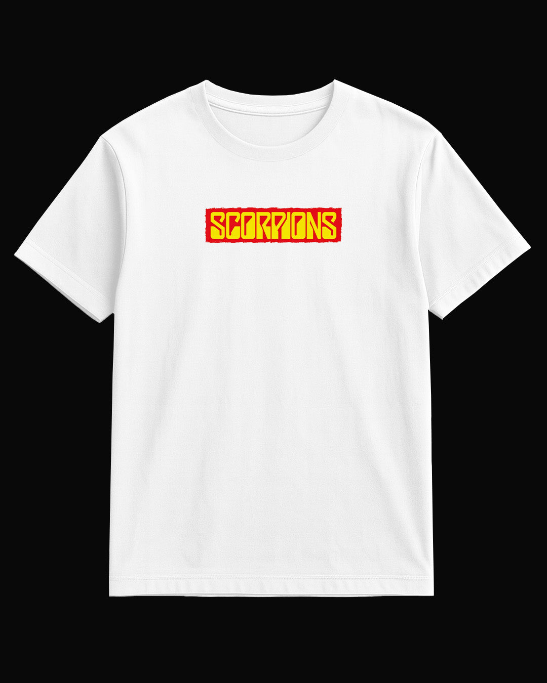 Scorpions Grup Logo-2 Beyaz Tişört