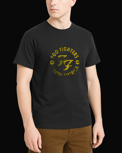 Foo Fighters F.F. Grup Logo Siyah Tişört